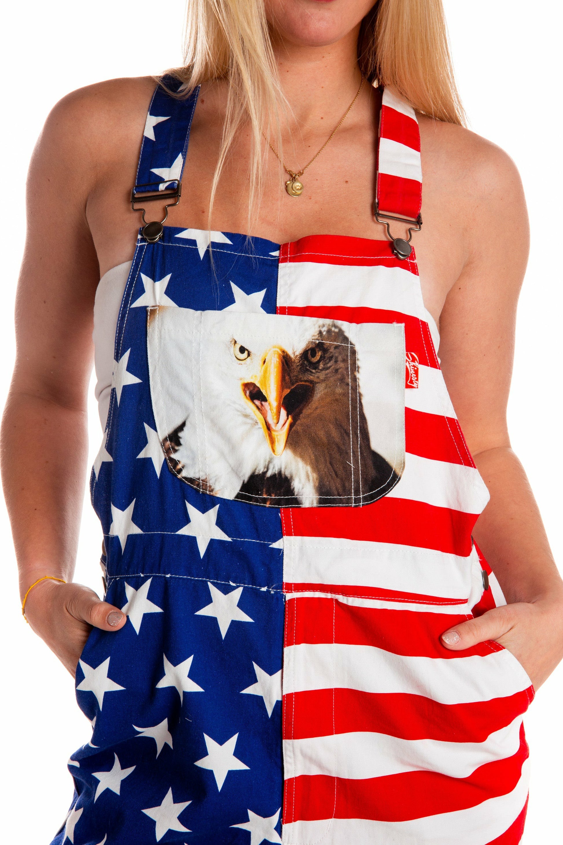 Shinesty American Flag Overalls - The Screamin Eagles
