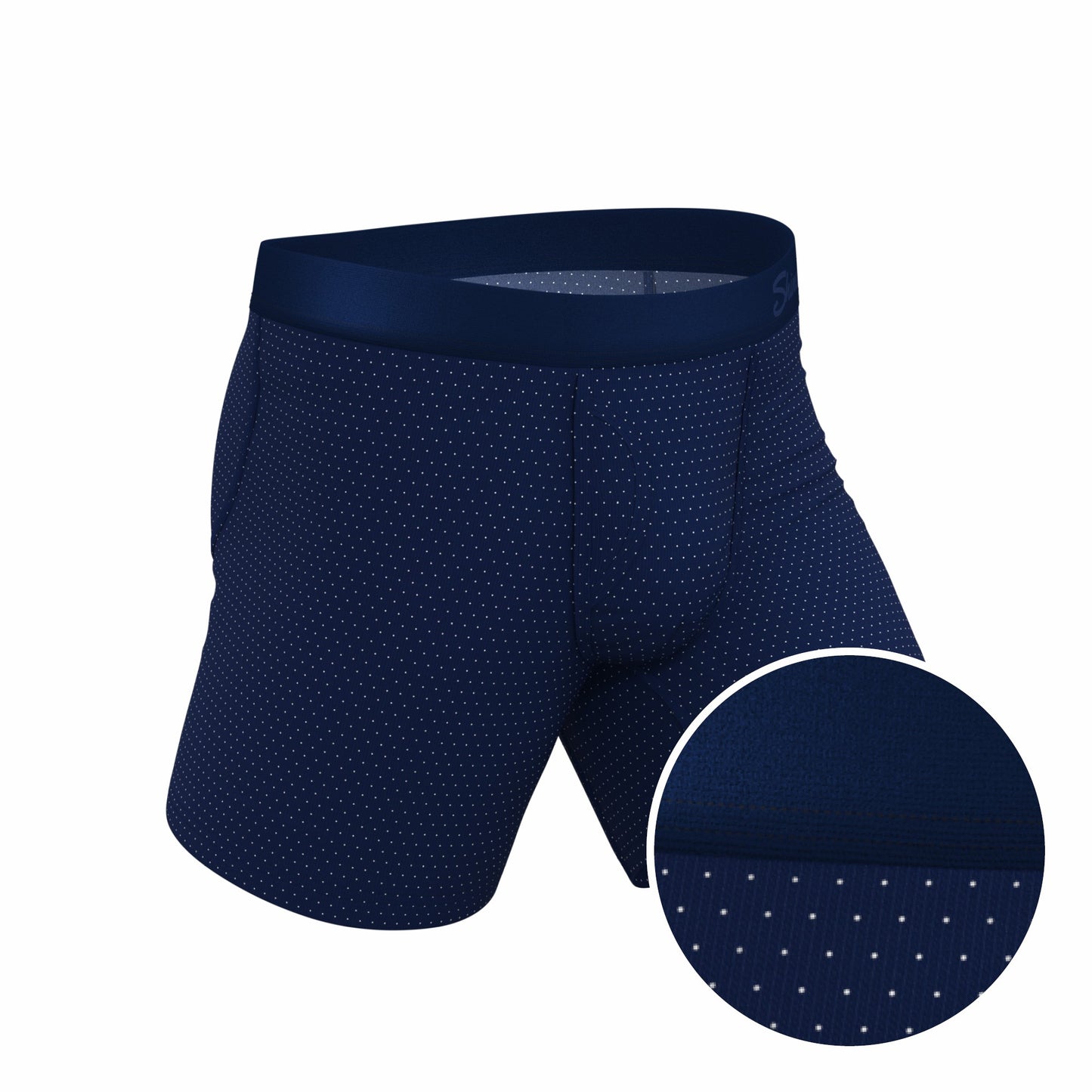 Shinesty Ball Hammock® Pouch Underwear With Fly - Micro Dots