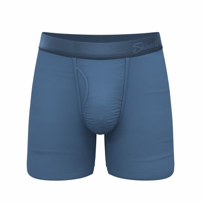Shinesty Ball Hammock® Magnum Big Pouch Underwear - Slate Blue