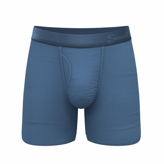 Shinesty Ball Hammock® Magnum Big Pouch Underwear - Slate Blue