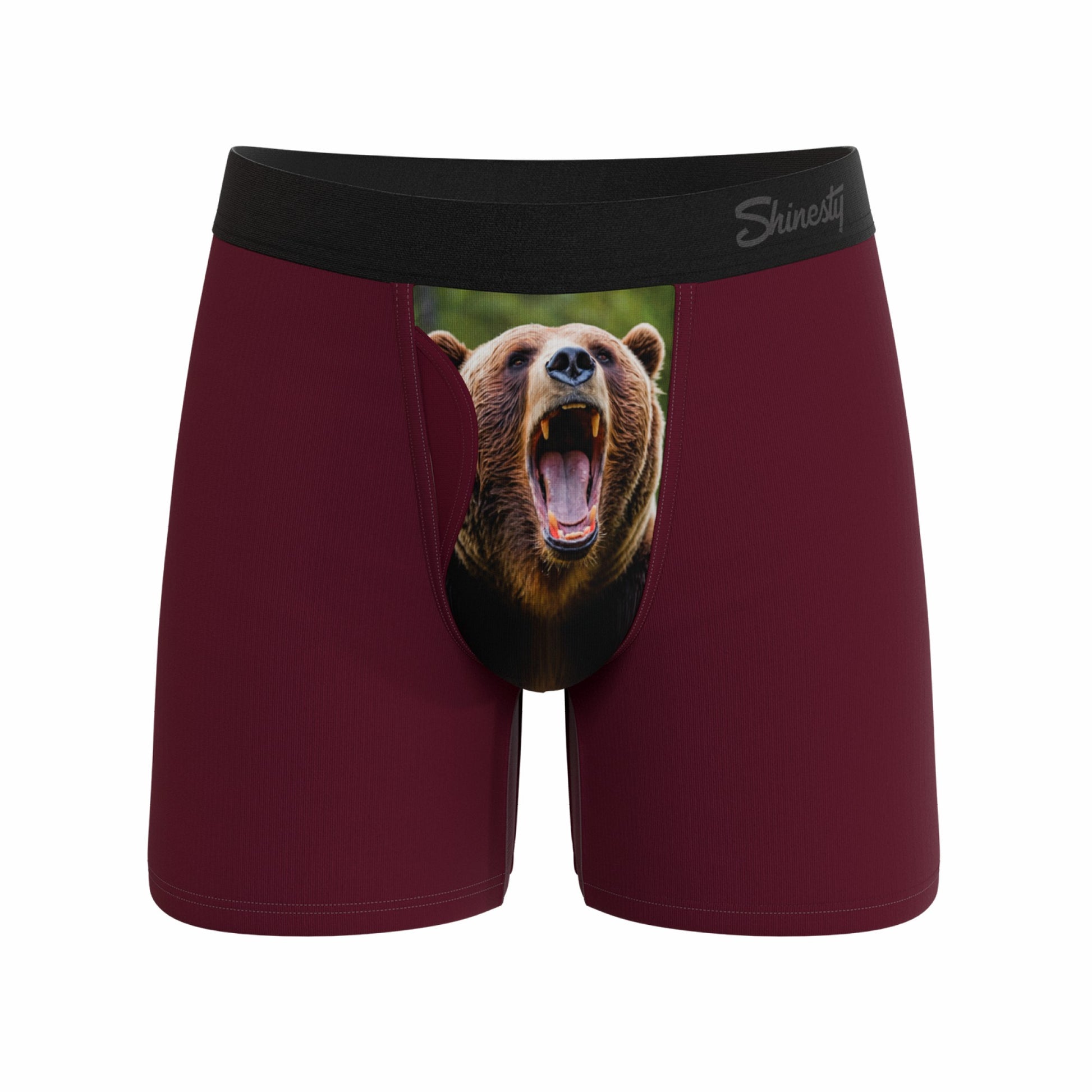 Shinesty Ball Hammock® Magnum Big Pouch Underwear - Grizzly Bear