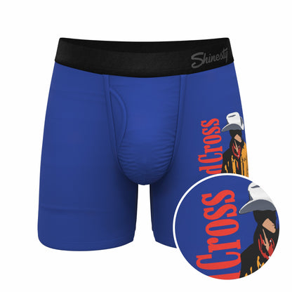 Shinesty Ball Hammock® Pouch Underwear With Fly - Blue Cowboy Shinesty x Diamond Cross Ranch