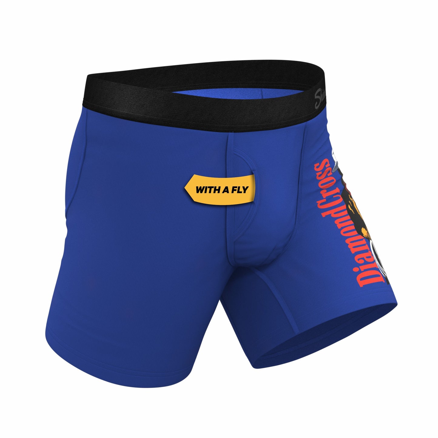 Shinesty Ball Hammock® Pouch Underwear With Fly - Blue Cowboy Shinesty x Diamond Cross Ranch
