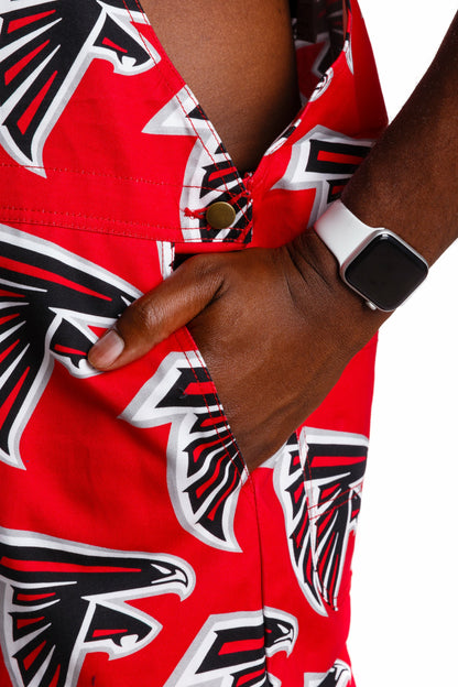 Shinesty Unisex NFL Overalls - The Atlanta Falcons