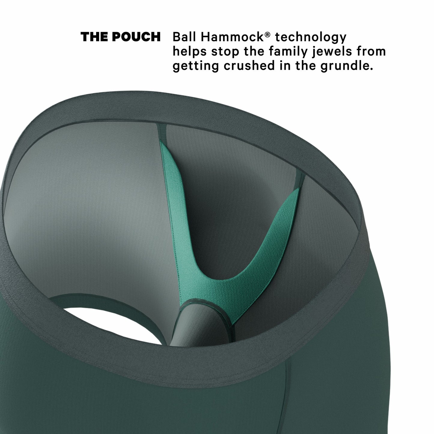 Shinesty Ball Hammock® Pouch Underwear - Dark Teal