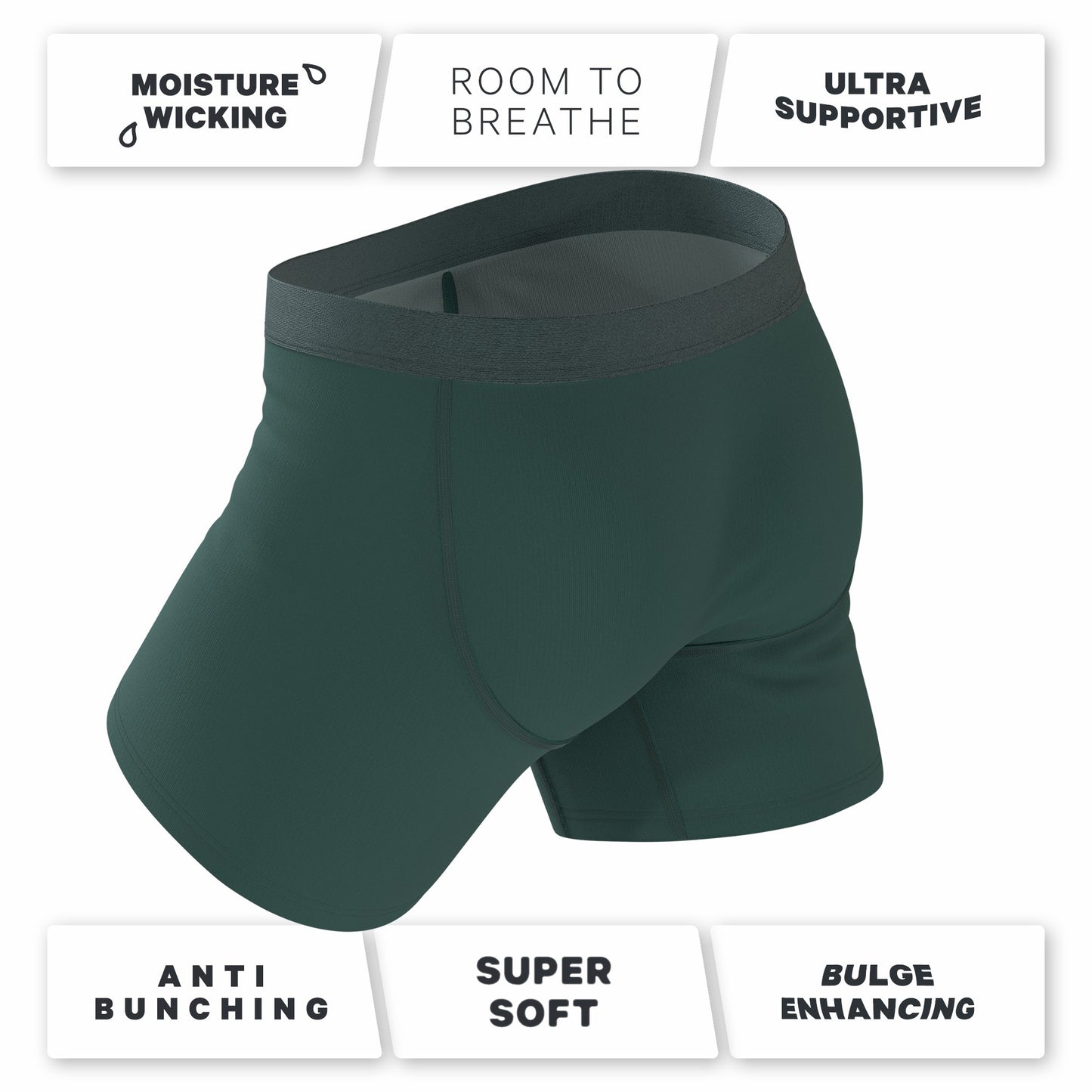 Shinesty Ball Hammock® Pouch Underwear - Dark Teal