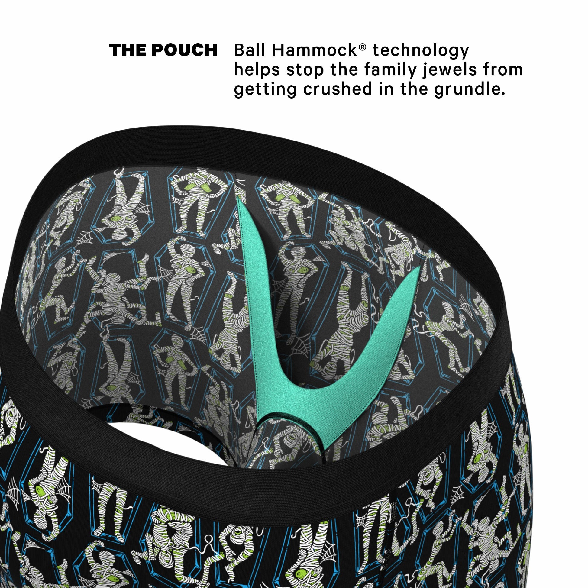 Shinesty Ball Hammock® Pouch Underwear - Halloween Zombies