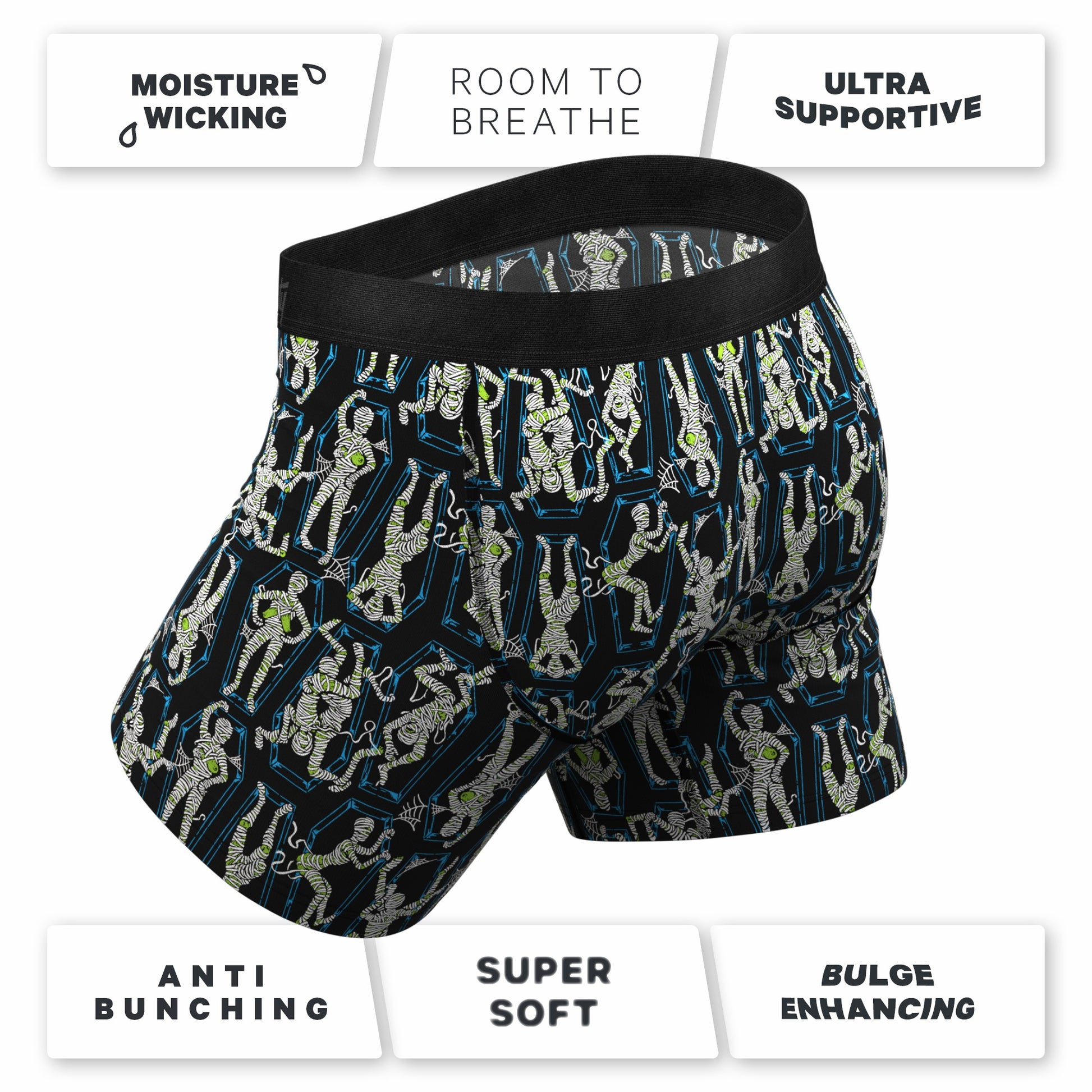 Shinesty Ball Hammock® Pouch Underwear - Halloween Zombies