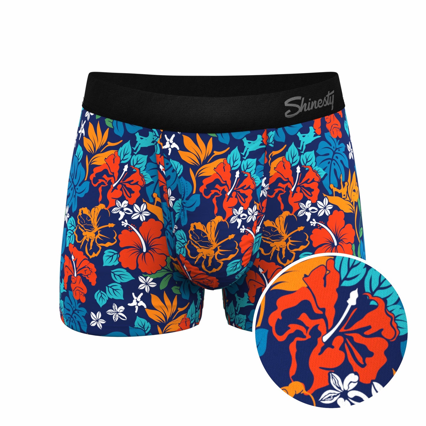 Shinesty Men's Ball Hammock® Pouch Trunk Underwear - Naughty Tropical