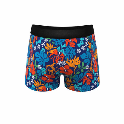 Shinesty Men's Ball Hammock® Pouch Trunk Underwear - Naughty Tropical