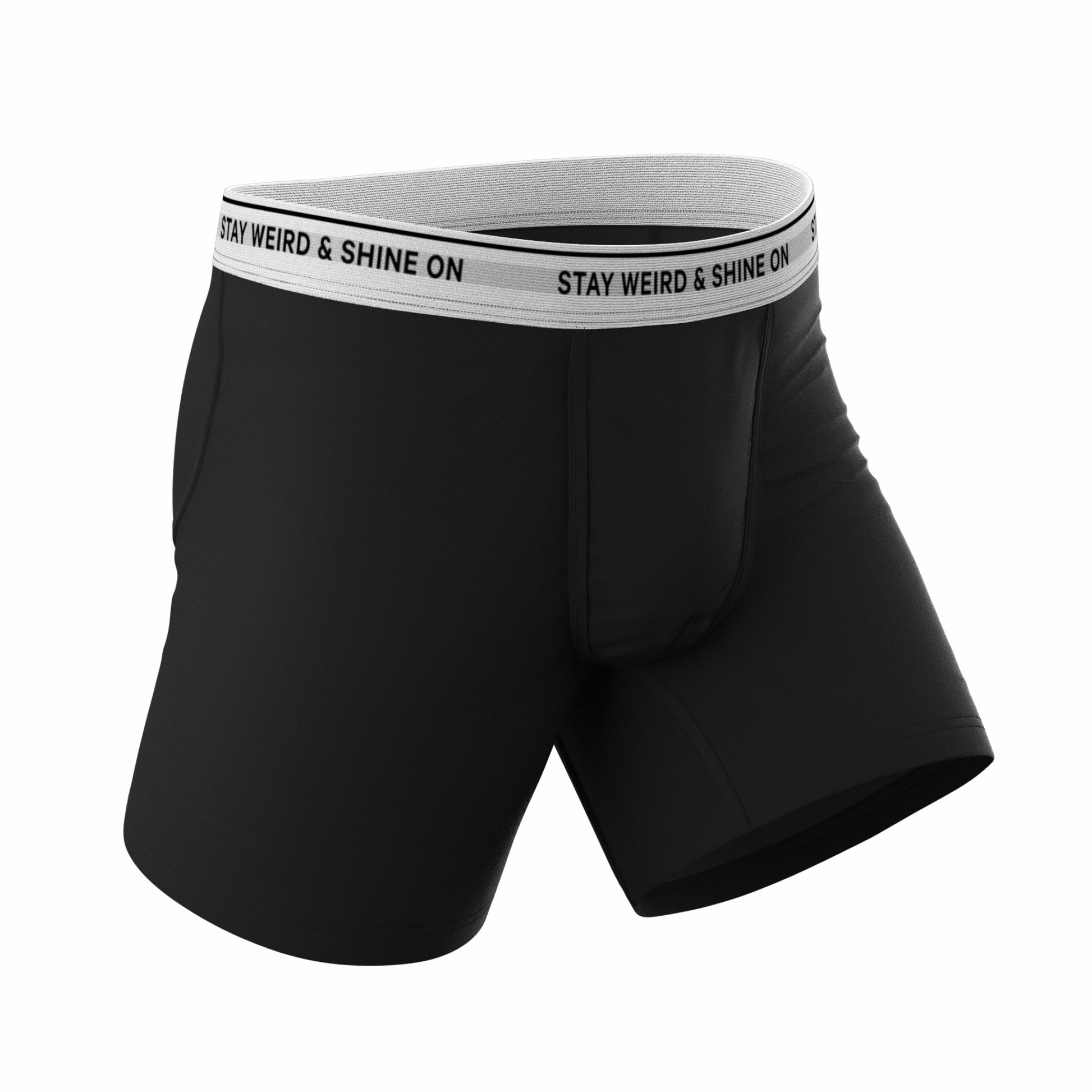 Shinesty Ball Hammock® Pouch Underwear - Black Shinesty