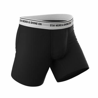 Shinesty Ball Hammock® Pouch Underwear - Black Shinesty