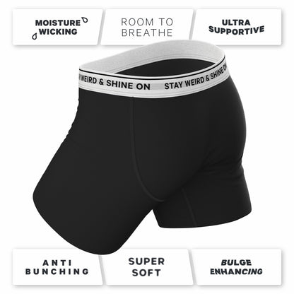 Shinesty Ball Hammock® Pouch Underwear - Black Shinesty