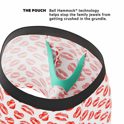 Shinesty Ball Hammock® Pouch Underwear With Fly - Lipstick Kiss