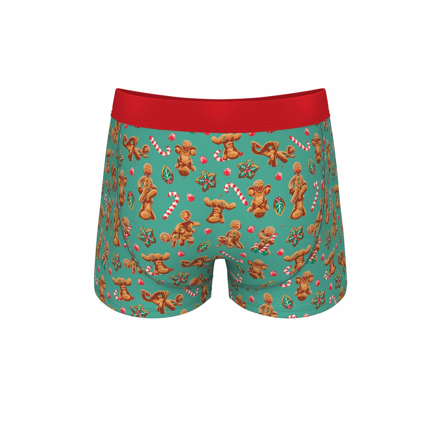 Shinesty Men's Ball Hammock® Pouch Trunk Underwear - Gingerbread