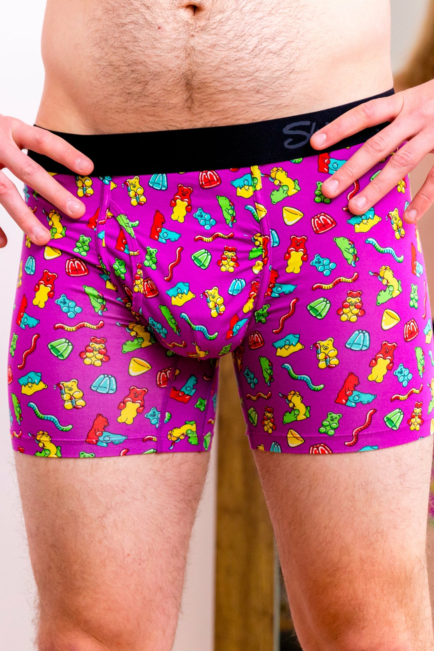 Shinesty Ball Hammock® Pouch Underwear With Fly - Gummy Bear