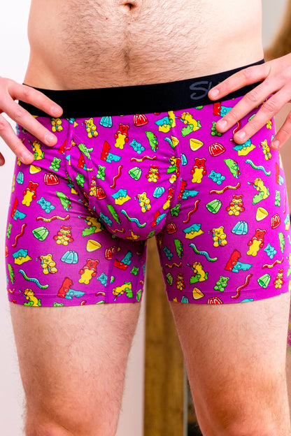 Shinesty Ball Hammock® Pouch Underwear With Fly - Gummy Bear