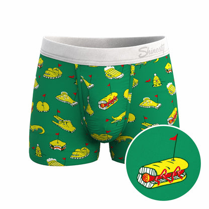 Shinesty Men's Ball Hammock® Pouch Trunk Underwear - Golf Tournament Holes