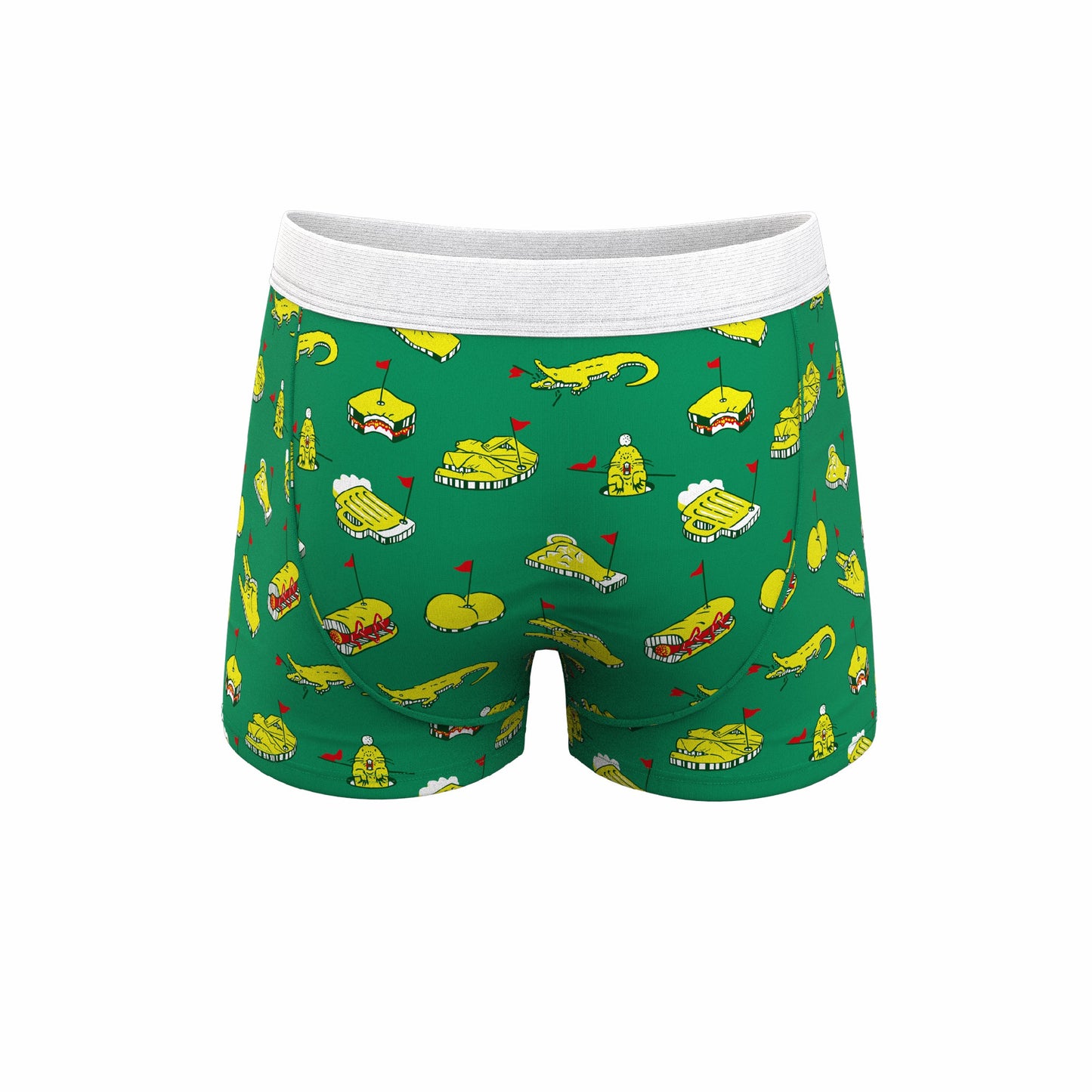 Shinesty Men's Ball Hammock® Pouch Trunk Underwear - Golf Tournament Holes