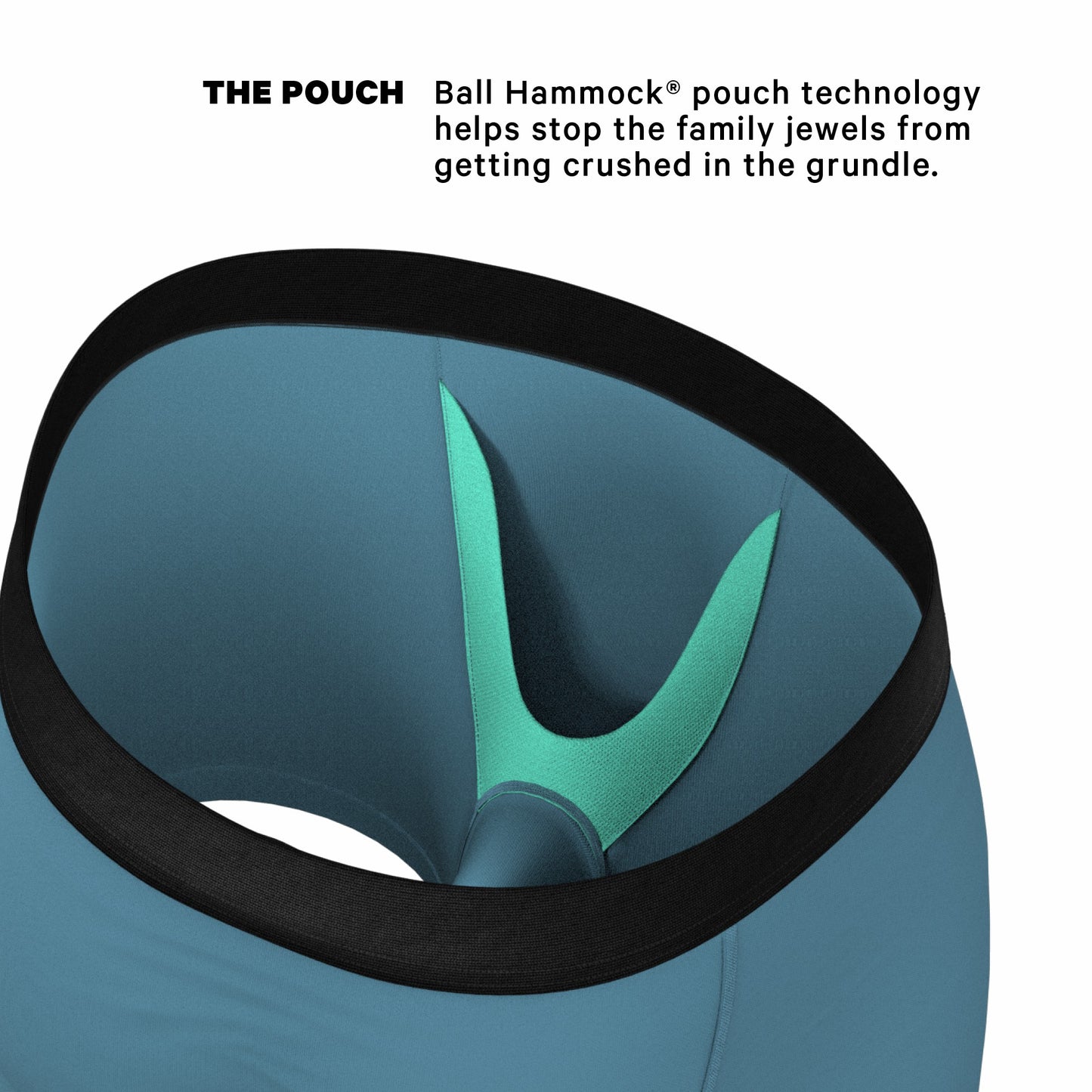 Shinesty Ball Hammock® Pouch Underwear - Slate Blue