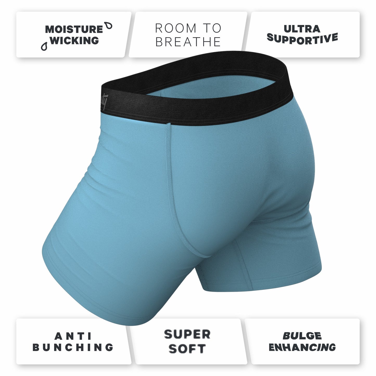 Shinesty Ball Hammock® Pouch Underwear - Slate Blue