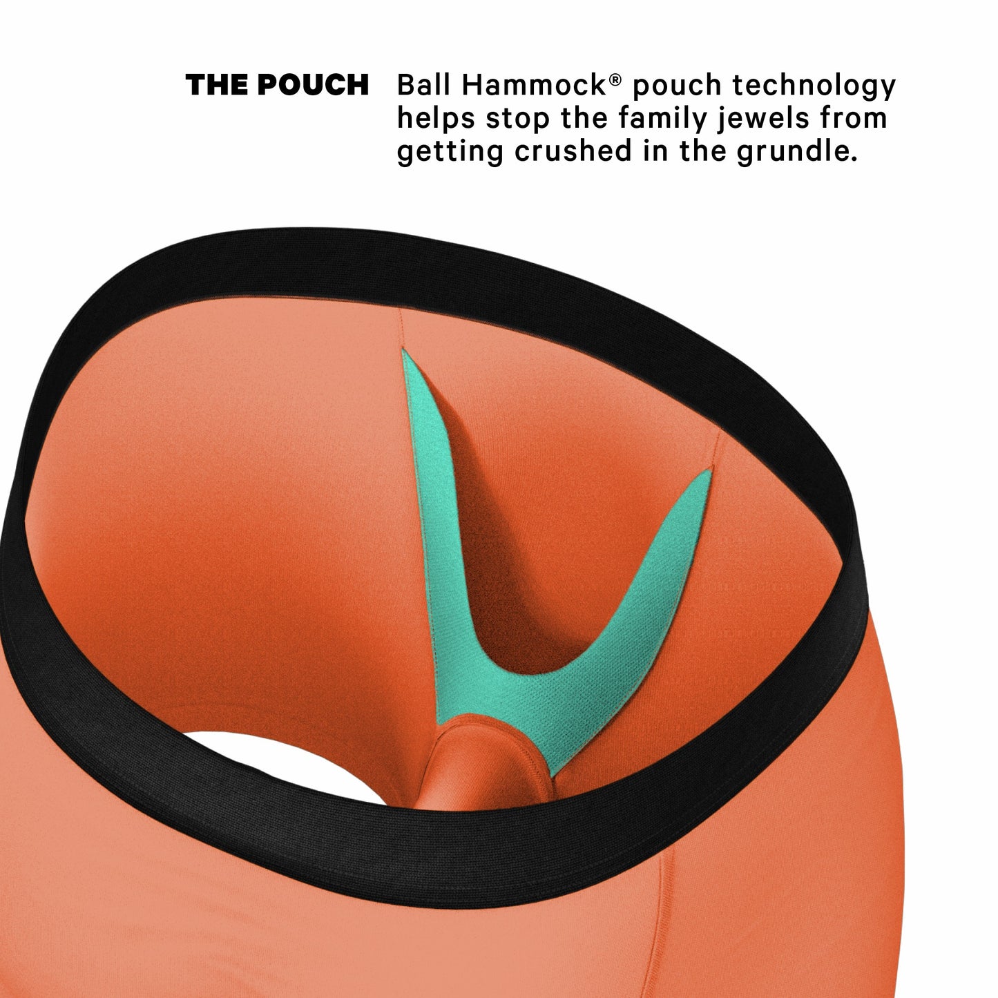 Shinesty Ball Hammock® Pouch Underwear - Orange