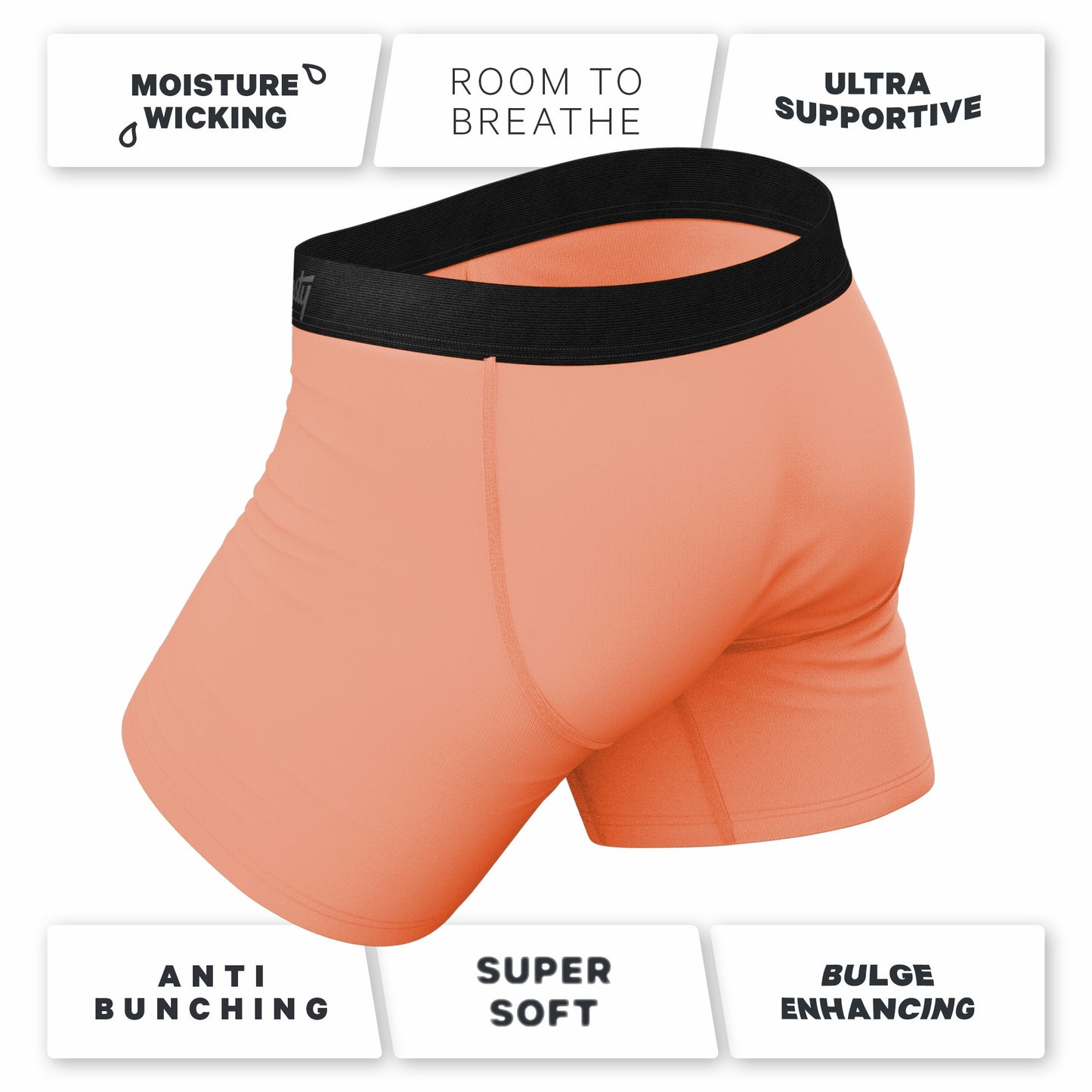 Shinesty Ball Hammock® Pouch Underwear - Orange