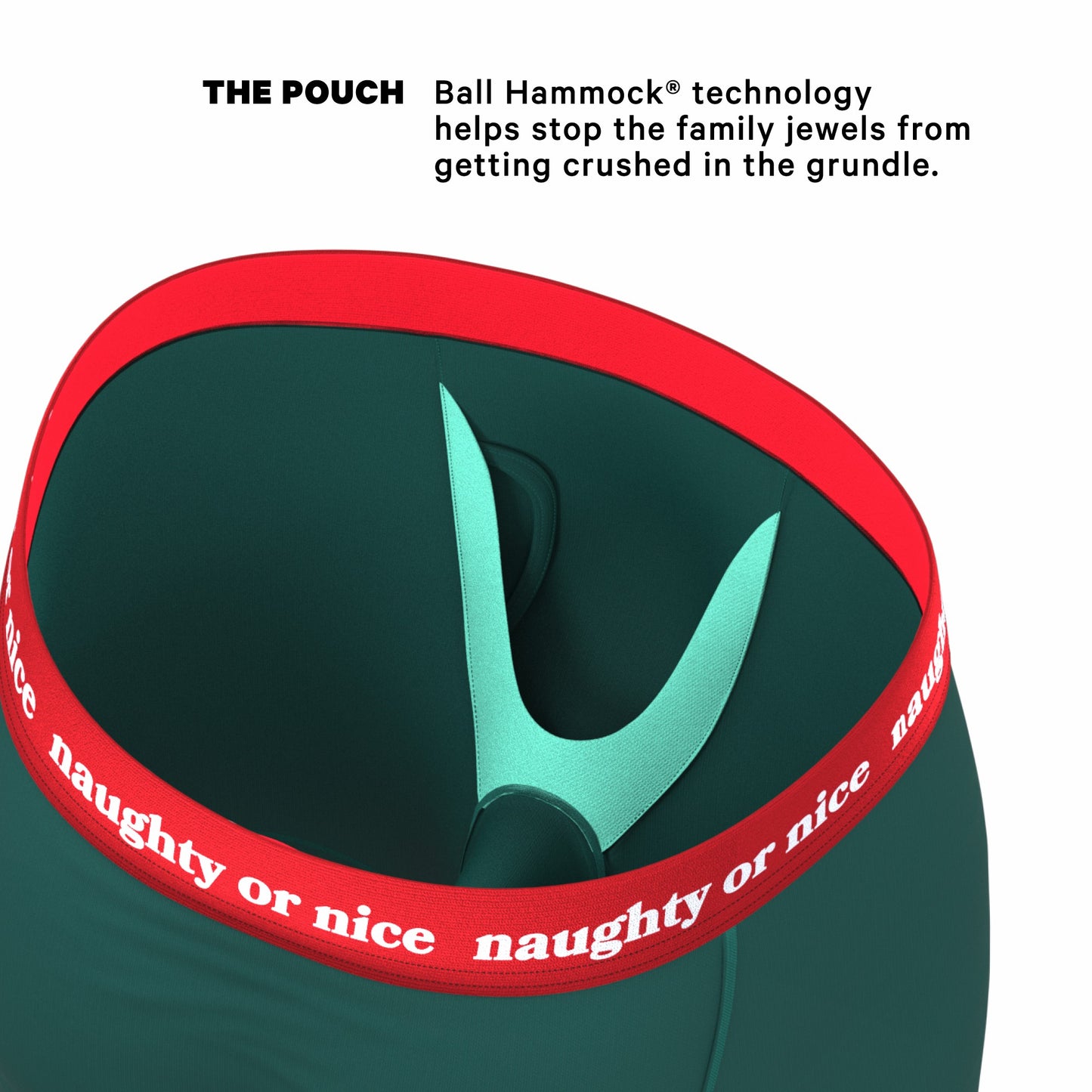 Shinesty Long Leg Ball Hammock® Pouch Boxers With Fly - Flirty Waistband