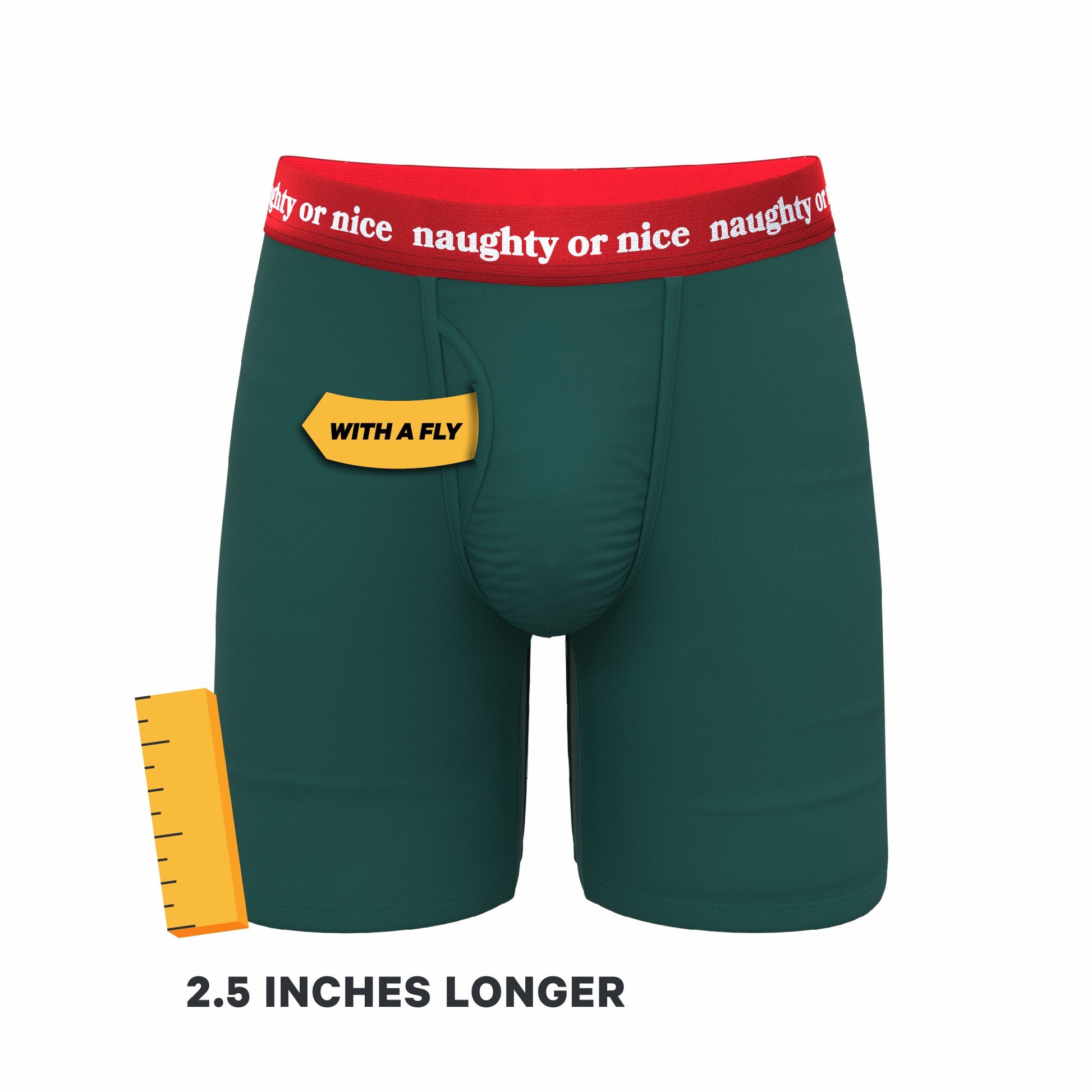 Shinesty Long Leg Ball Hammock® Pouch Boxers With Fly - Flirty Waistband
