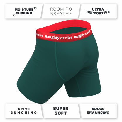Shinesty Long Leg Ball Hammock® Pouch Boxers With Fly - Flirty Waistband