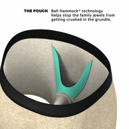Shinesty Ball Hammock® Pouch Underwear - Oatmeal Heather