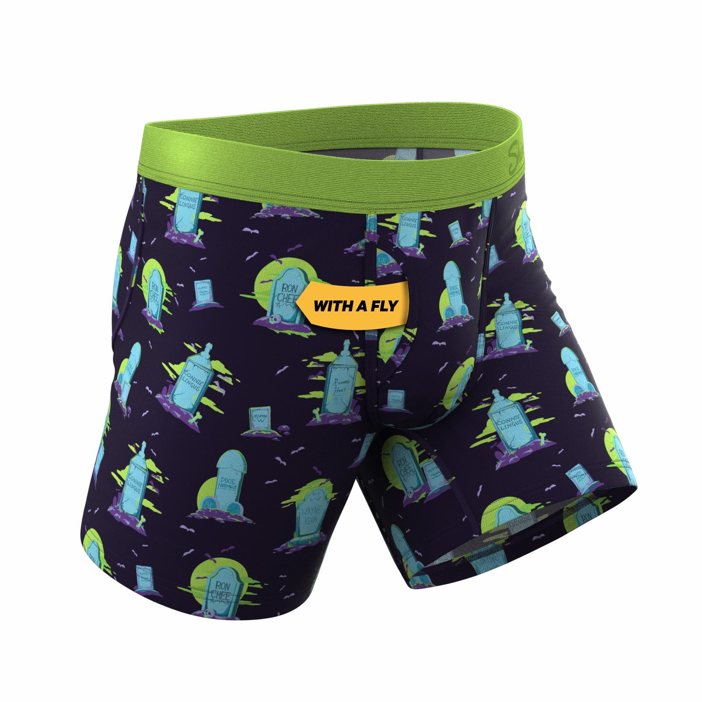 Shinesty Ball Hammock® Pouch Underwear With Fly - Tombstone