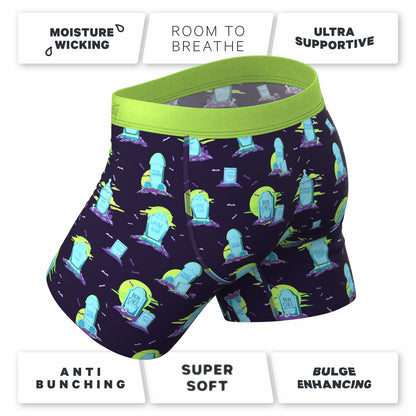 Shinesty Ball Hammock® Pouch Underwear With Fly - Tombstone
