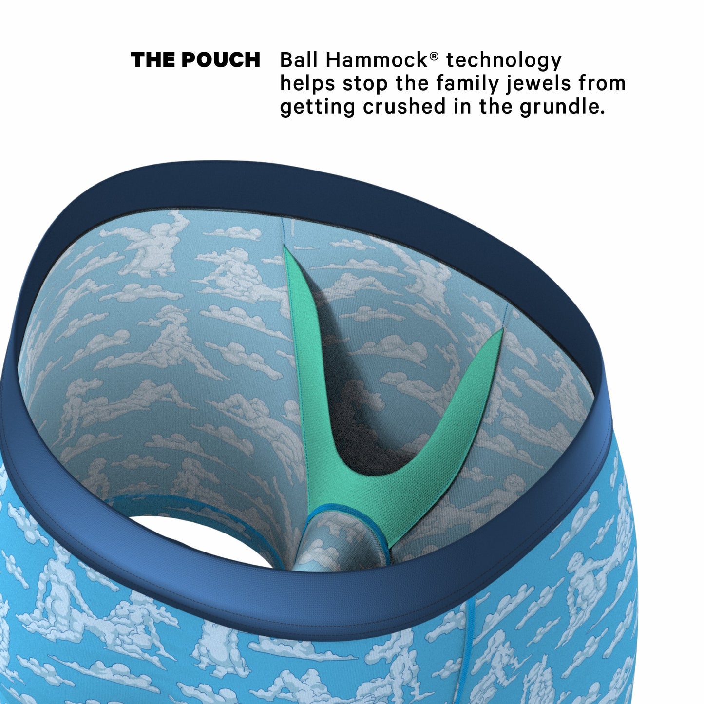 Shinesty Ball Hammock® Pouch Underwear - Cloud