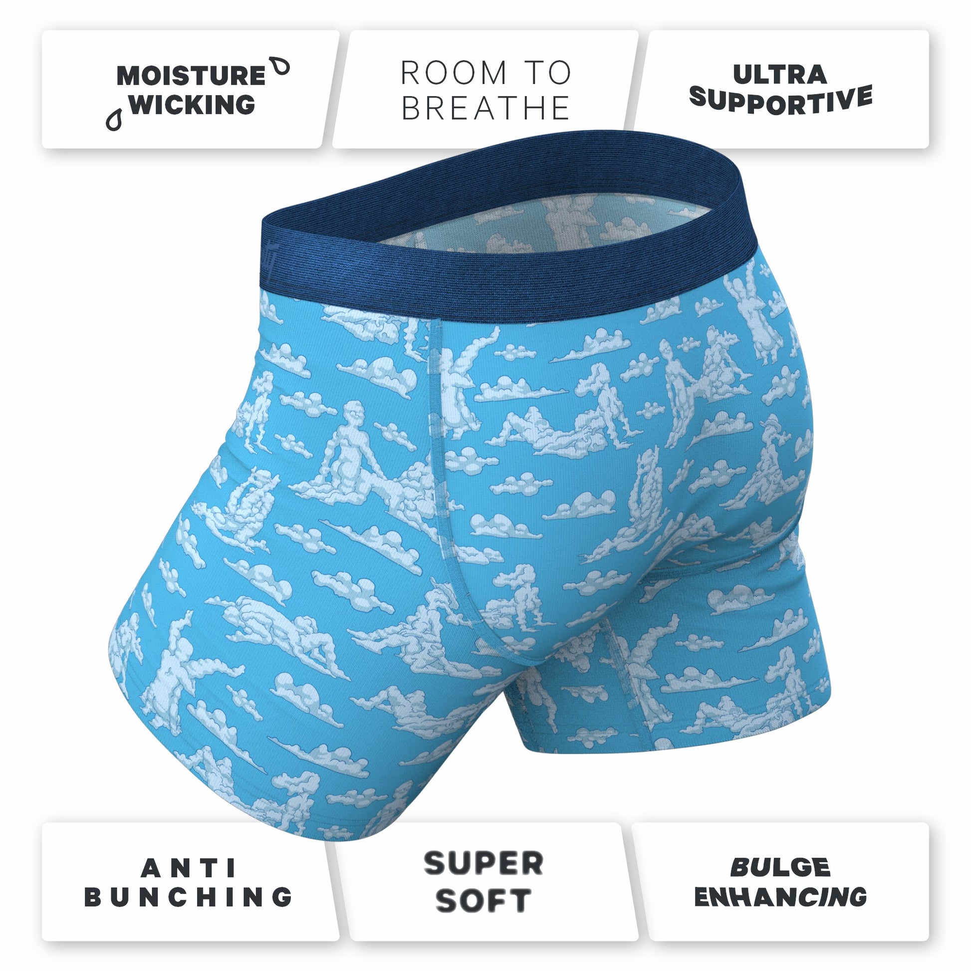Shinesty Ball Hammock® Pouch Underwear - Cloud