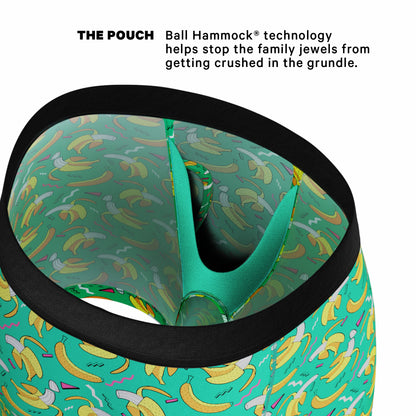 Shinesty Ball Hammock® Pouch Underwear With Fly - Retro Banana