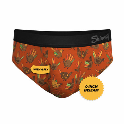 Shinesty Men's Ball Hammock® Pouch Briefs - Thanksgiving Turkey