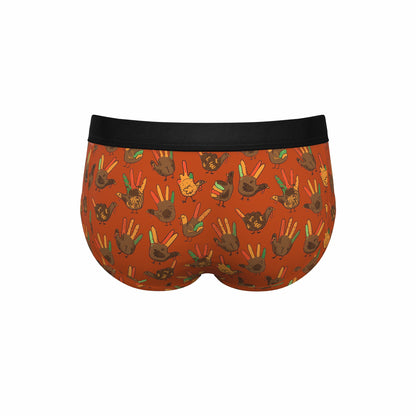 Shinesty Men's Ball Hammock® Pouch Briefs - Thanksgiving Turkey