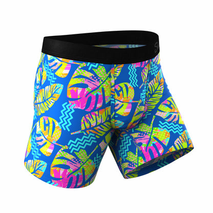 Shinesty Ball Hammock® Pouch Underwear - Tropical Leaves