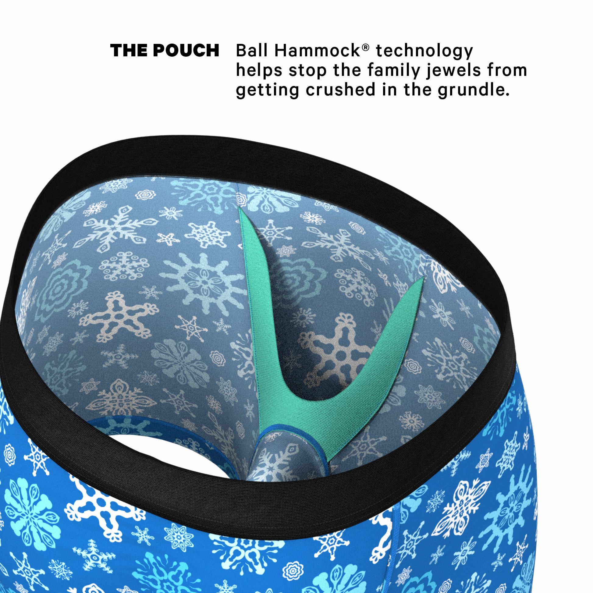 Shinesty Glow In The Dark Ball Hammock Pouch Underwear - The Melt In Your Mouth