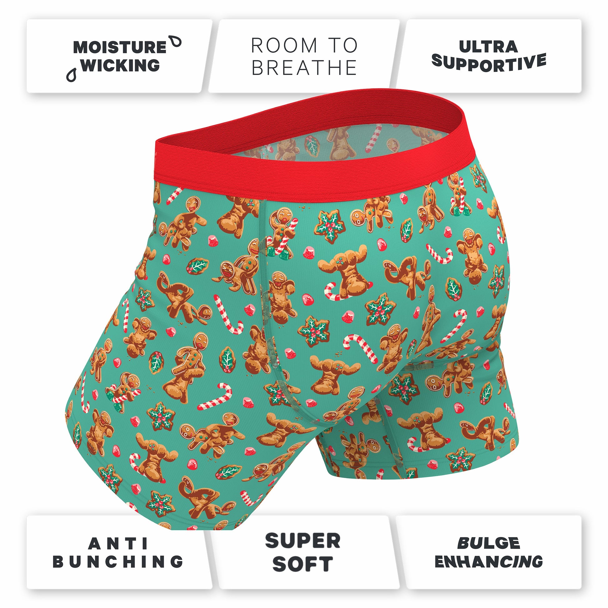 Shinesty Ball Hammock® Pouch Underwear - Gingerbread