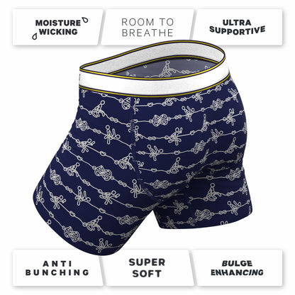 Shinesty Nautical Knots Ball Hammock® Pouch Underwear - The Knotty Spots