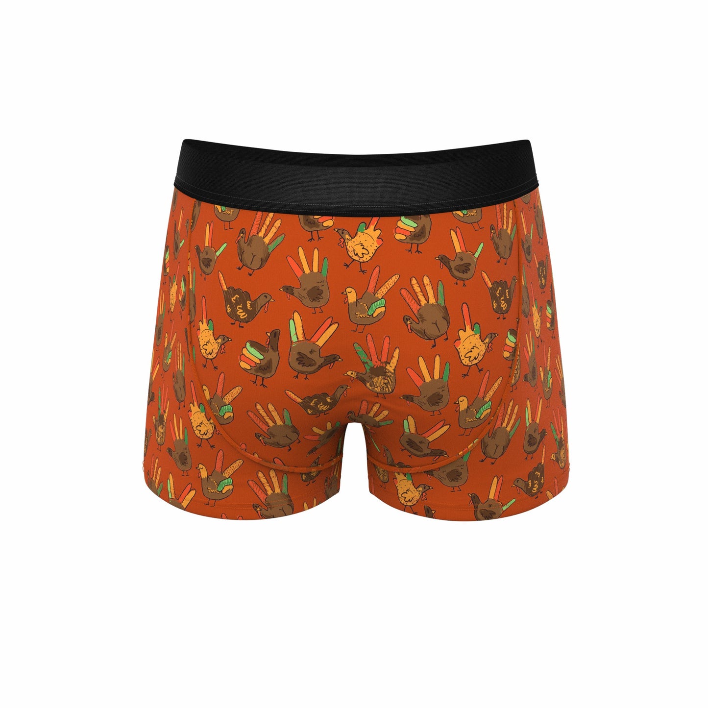 Shinesty Men's Ball Hammock® Pouch Trunk Underwear - Thanksgiving Turkey