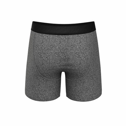 Shinesty Ball Hammock® Pouch Underwear With Fly - Black Marble Heather