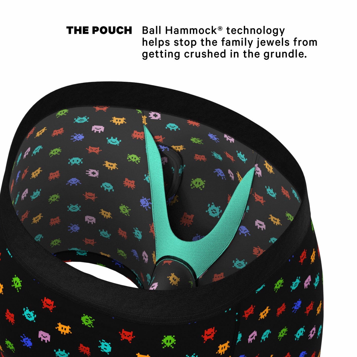 Shinesty Ball Hammock® Pouch Underwear With Fly - Video Game