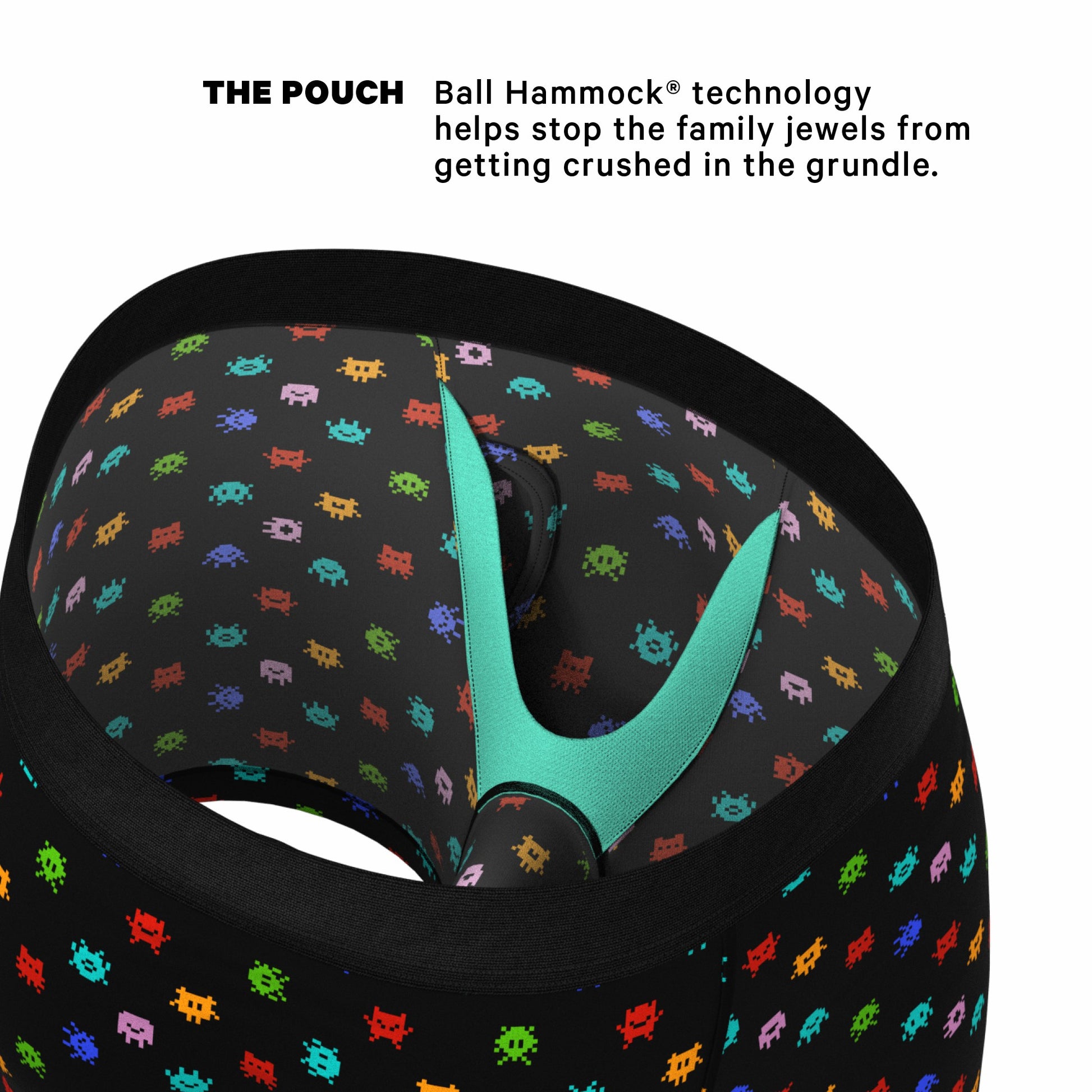 Shinesty Ball Hammock® Pouch Underwear With Fly - Video Game