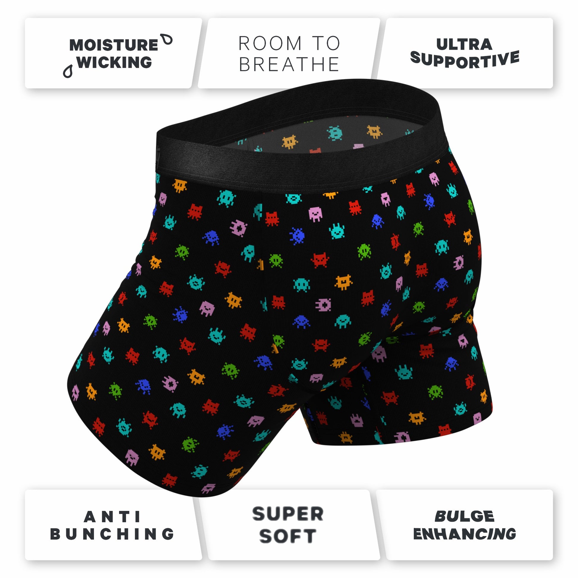 Shinesty Ball Hammock® Pouch Underwear With Fly - Video Game