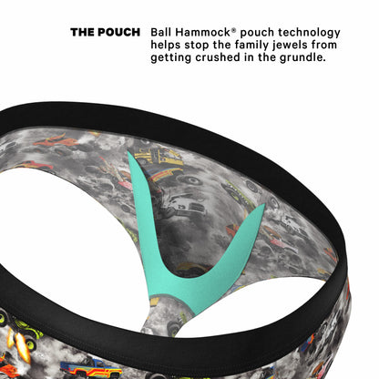 Shinesty Men's Ball Hammock® Pouch Briefs - Monster Truck