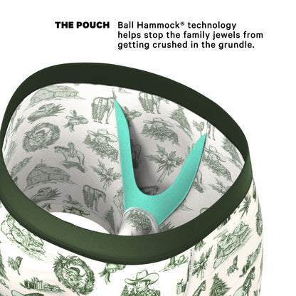 Shinesty Ball Hammock® Pouch Underwear - Western Toile