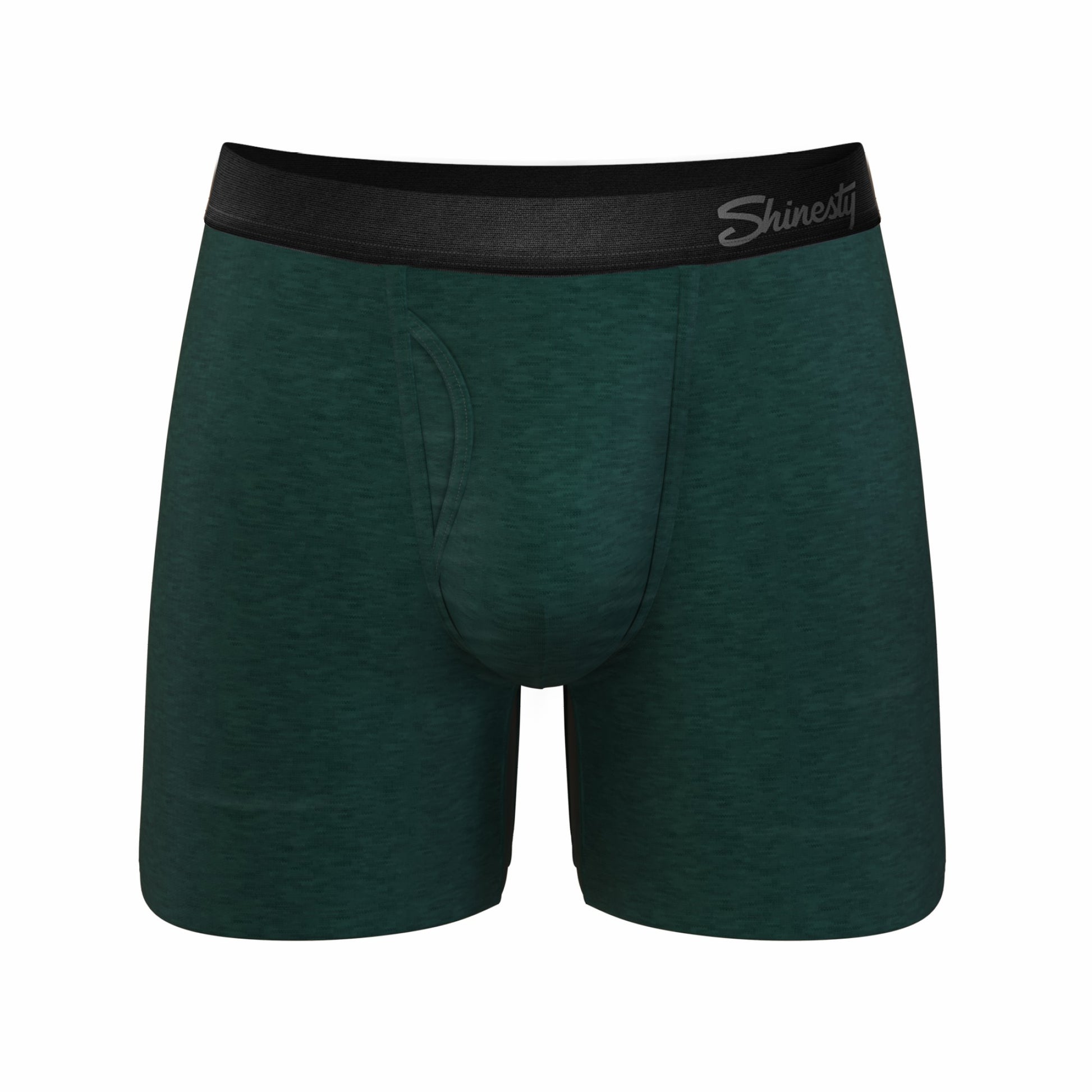 Shinesty Ball Hammock® Pouch Underwear With Fly - Forest Green